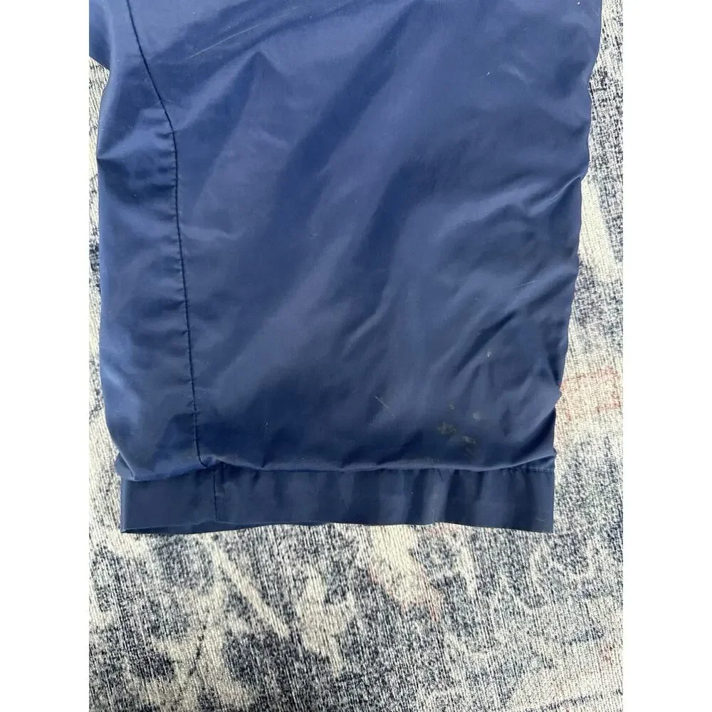 Vtg Adidas Track Pants Men Large Navy Blue Nylon Lined Y2K 90s Baggy Streetwear